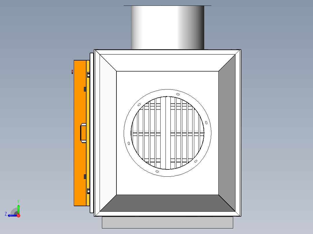 光氧催化一体机sw21可编辑右视图