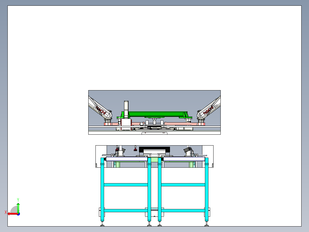 板状工件清洗step后视图