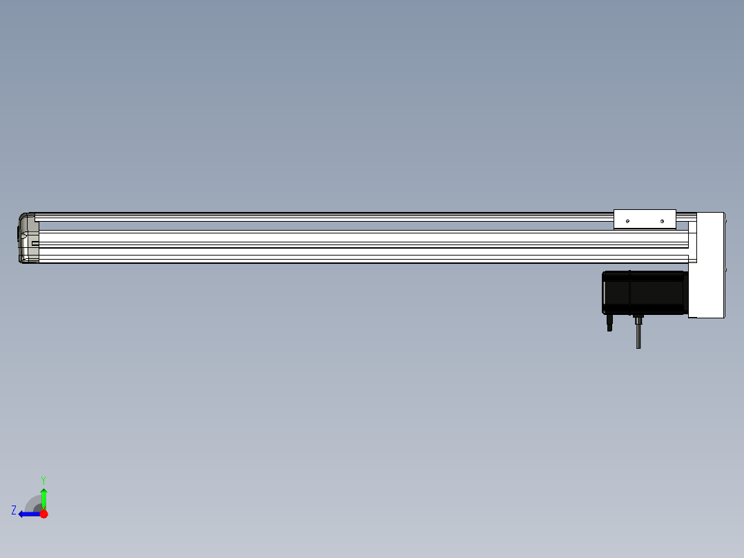 Toyo东佑达直线模组-ETH13-800-BM-400W右视图