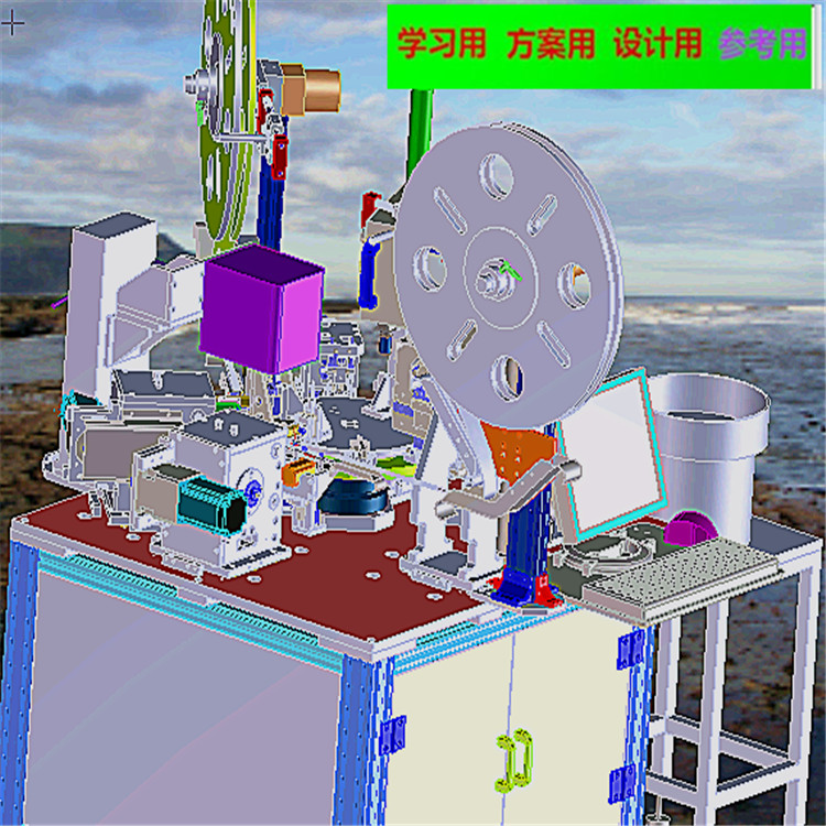 非标精密凸轮插针点焊检测一体机 非标自动化设备3D图纸3D模型