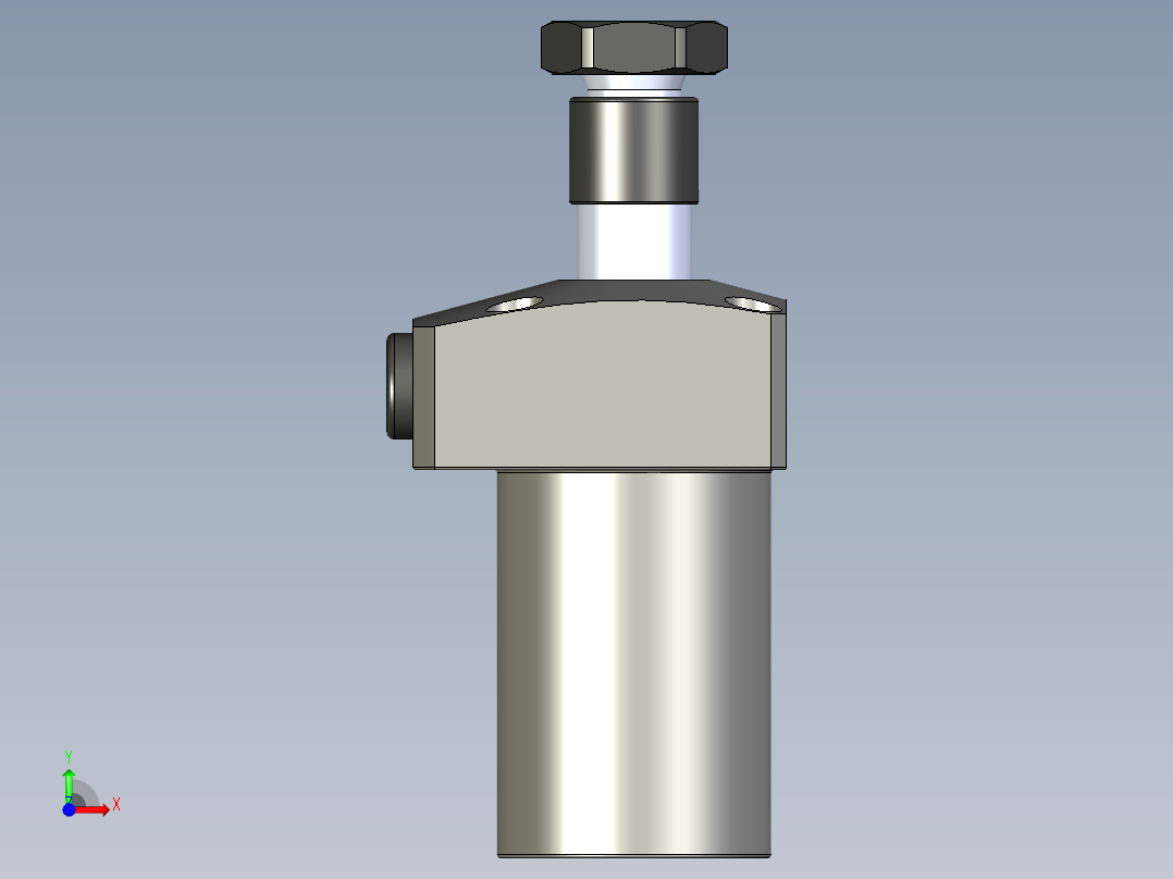 KOSMEKLHS0360-CL多系列多零件图纸模型前视图
