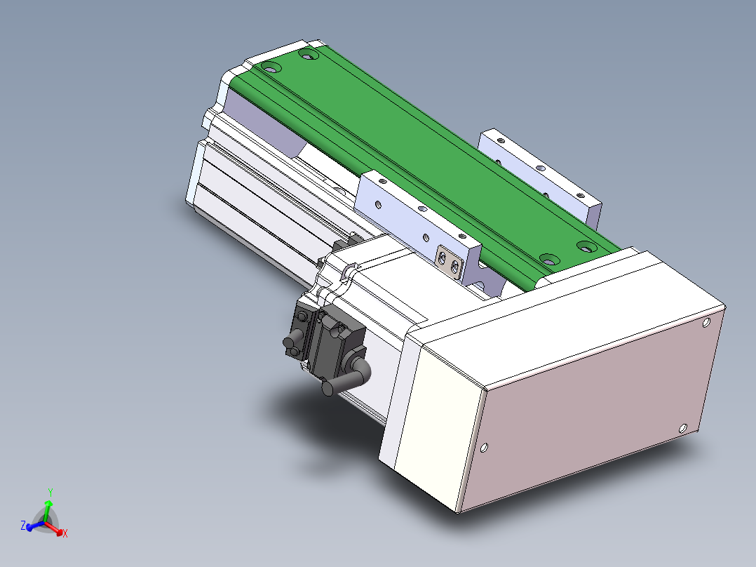 MTH丝杆半封闭模组MT75BS-BR-200W