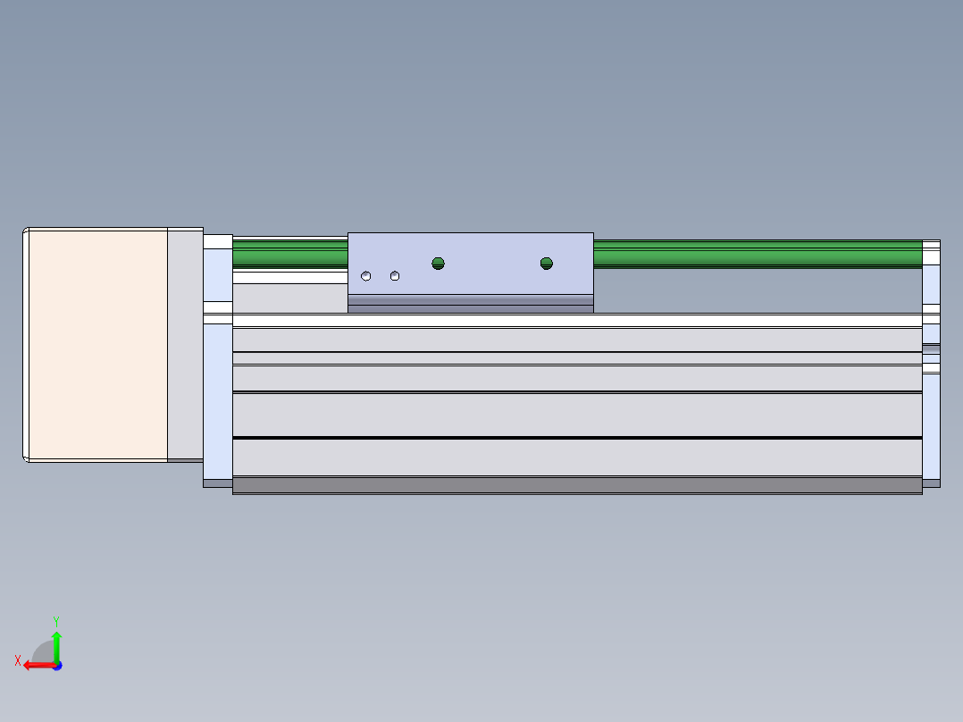 MTH丝杆半封闭模组MT75BS-BR-200W后视图