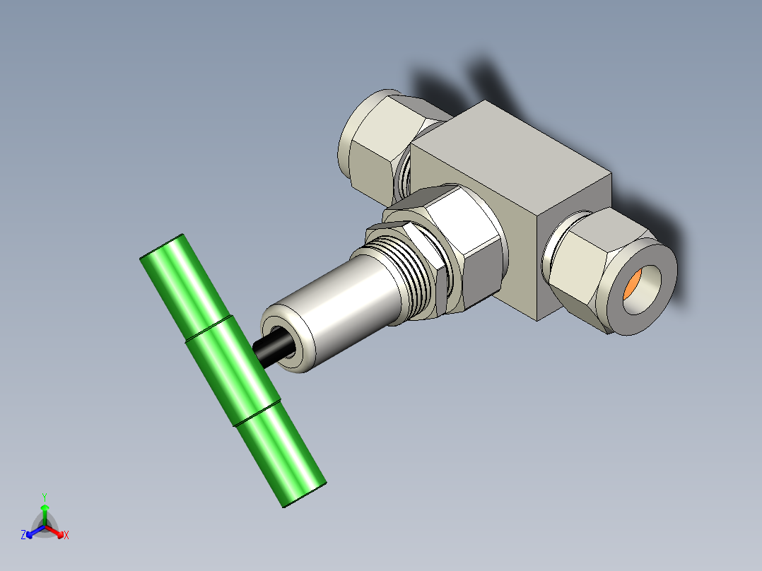 不锈钢波纹管密封阀，带垫圈，PCTFE阀杆顶端，12 mm世伟洛克管接头，SC-11清洁