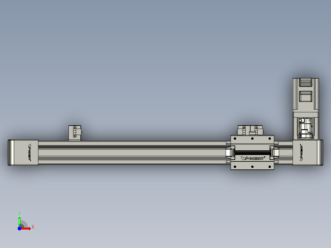 威洛博LB.GB同步带传动--欧规系列GB5-L72-S400-BL-P20-C4前视图