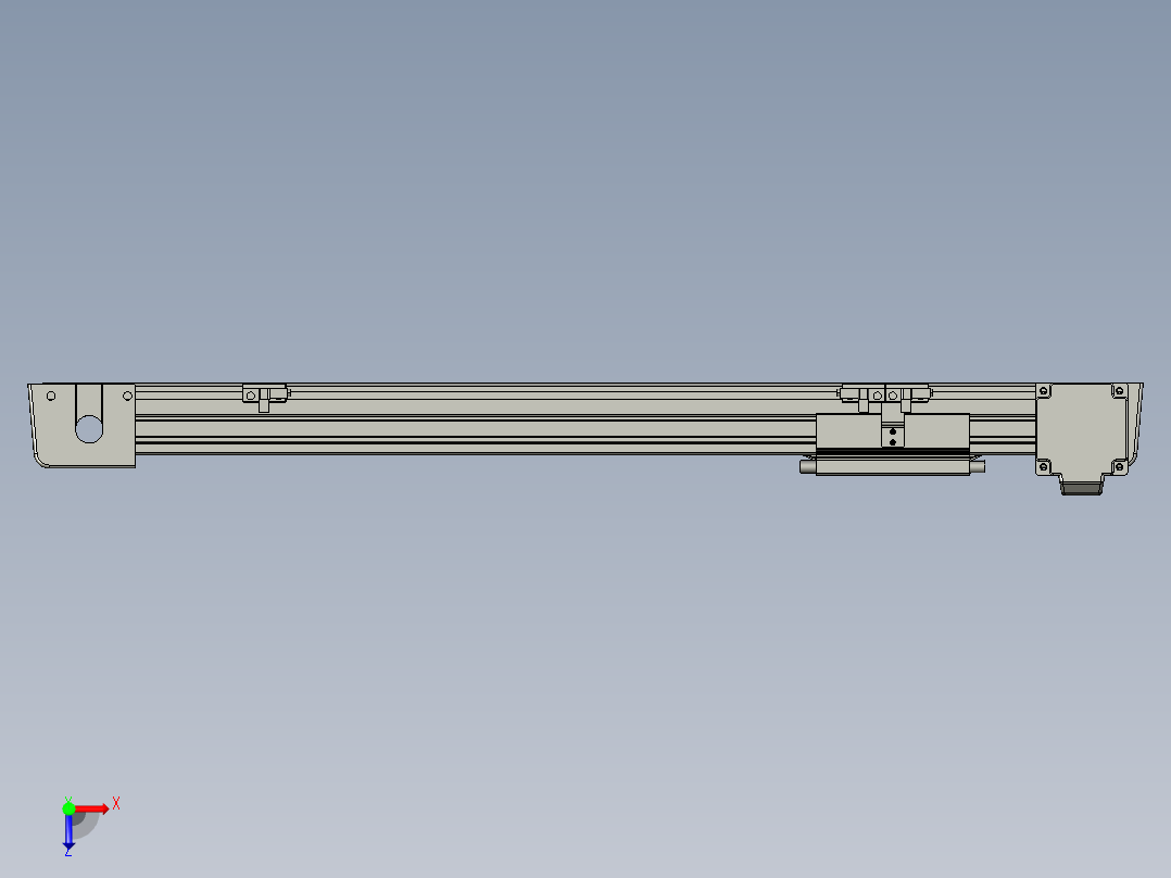 威洛博LB.GB同步带传动--欧规系列GB5-L72-S400-BL-P20-C4俯视图