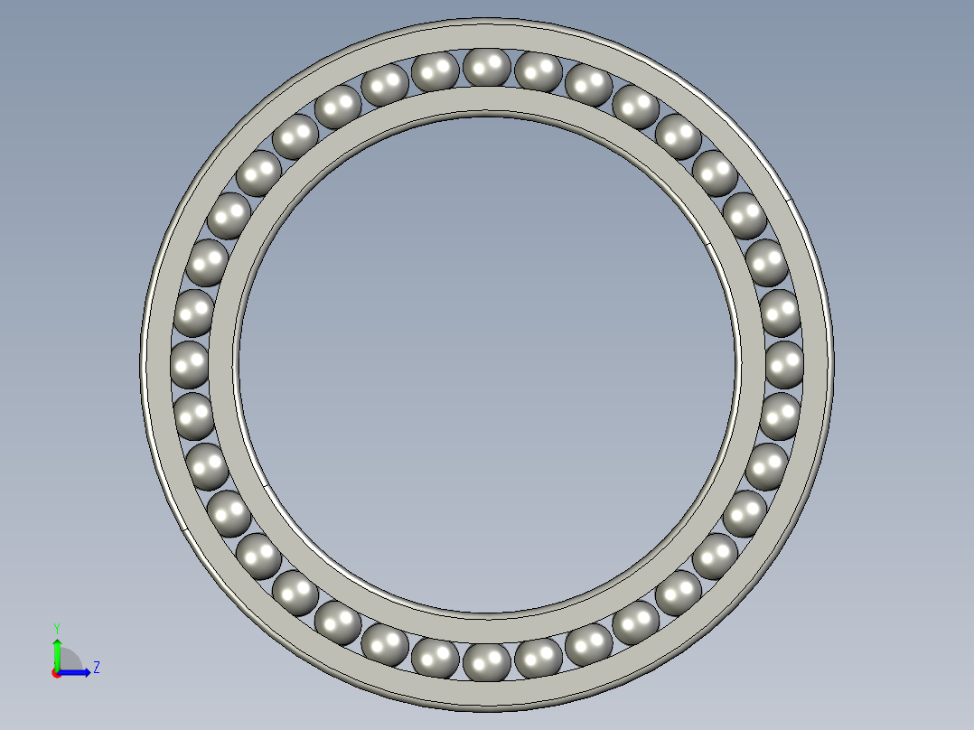 深沟球轴承61915左视图