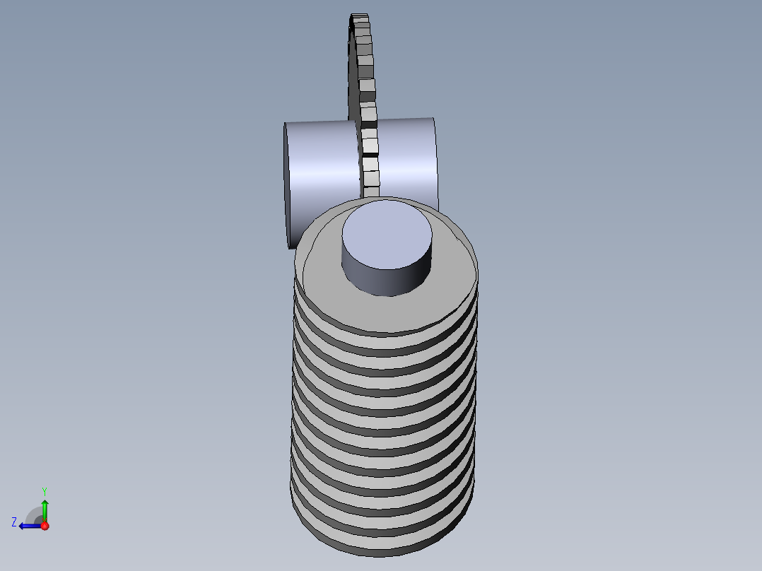 齿轮啮合 (103)右视图