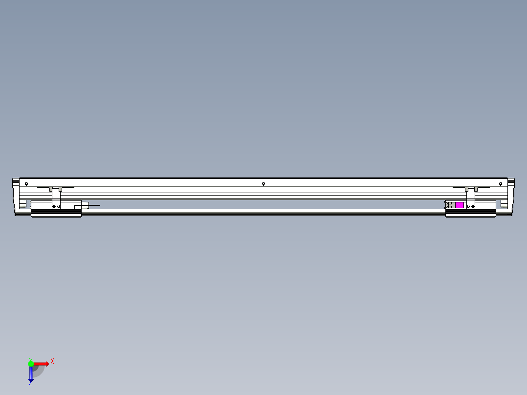 威洛博VL系列3d模型模组2VL14S1Y-S750俯视图
