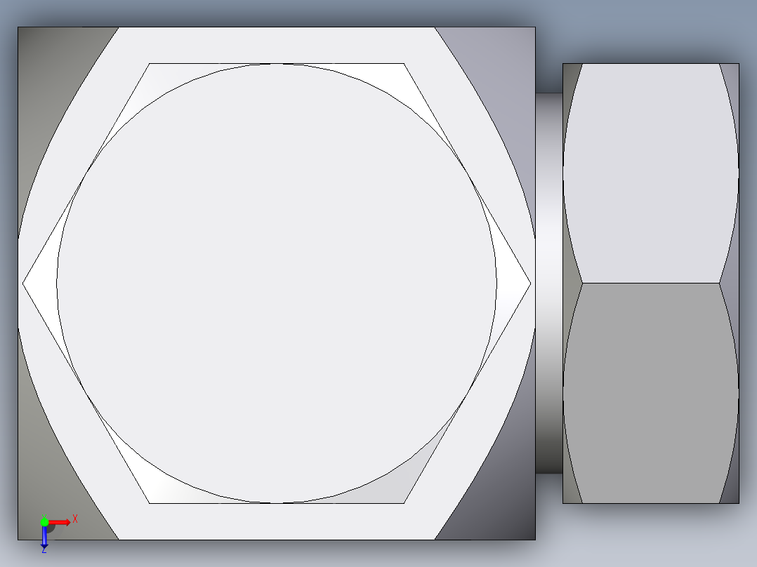 卡套式工业通用硬管接头EO_High_pressure_banjo_elbow_WH42ZLR71俯视图