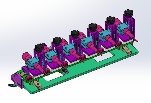 在线水平打孔机（sw18可编辑+工程图+bom）