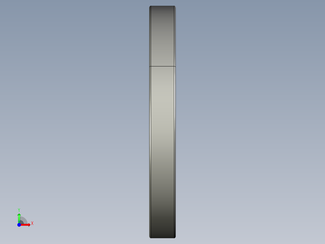 深沟球轴承61822前视图