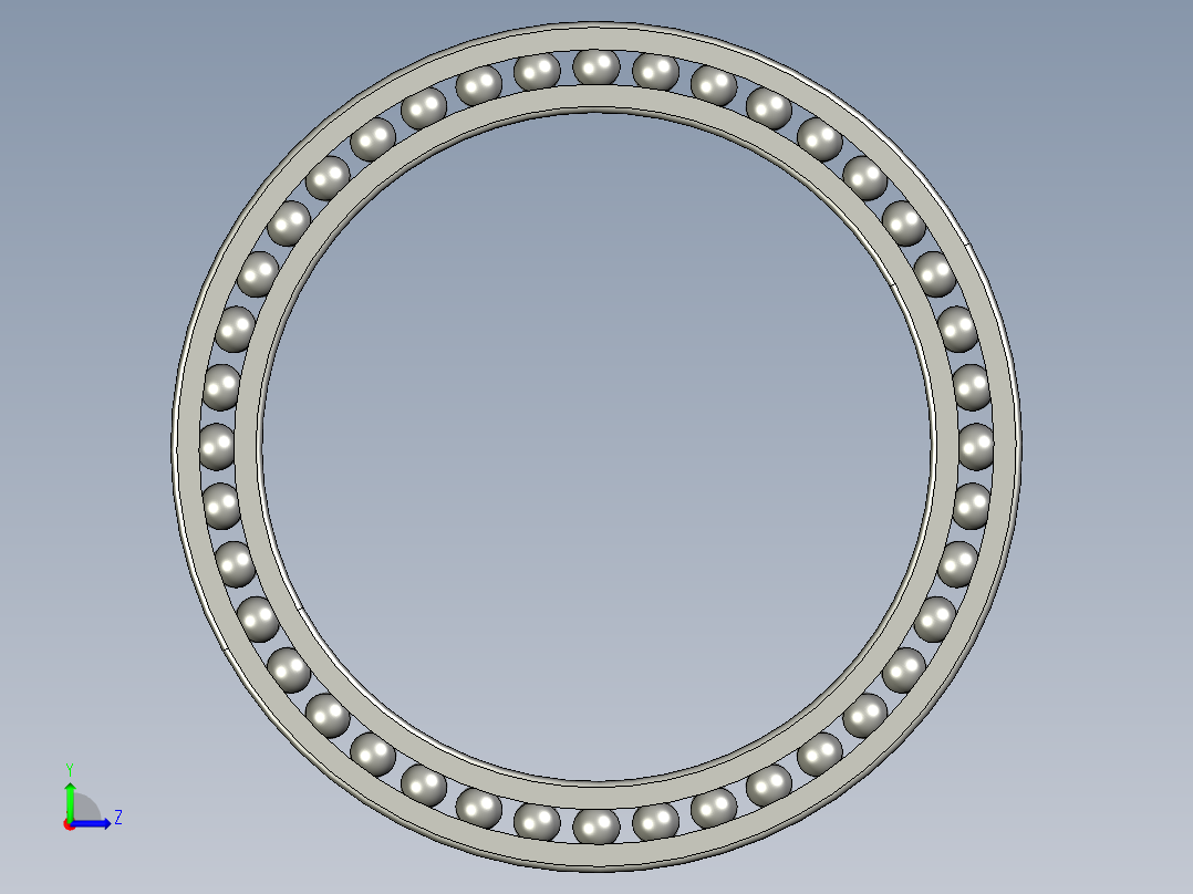 深沟球轴承61822左视图