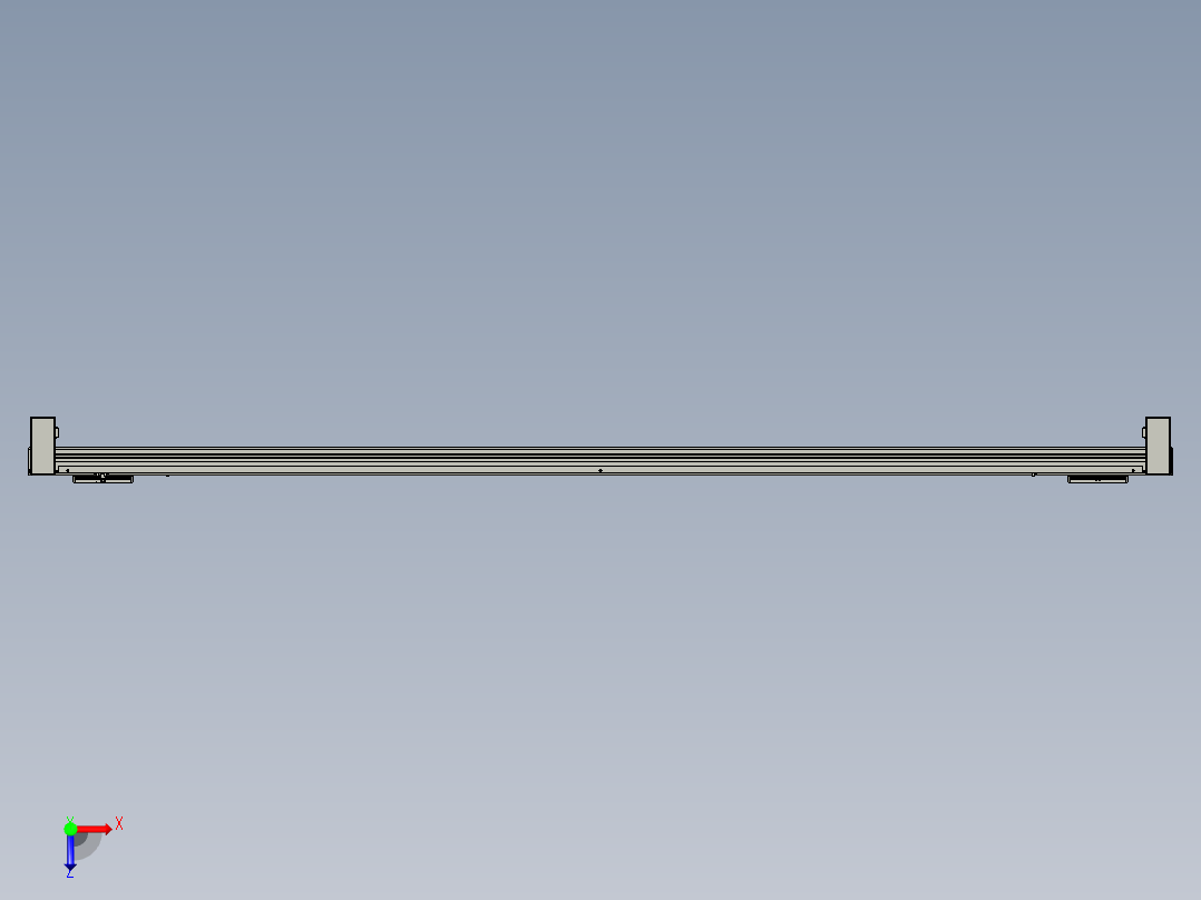 威洛博双电机滑台-VBC14S2-L50-S2500-BD-P40-C6俯视图