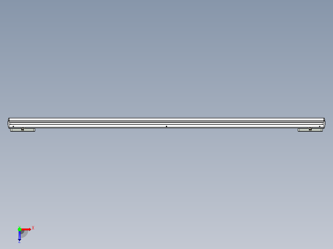 威洛博LC系列3d模型模组2LC14S1Y-S1650俯视图