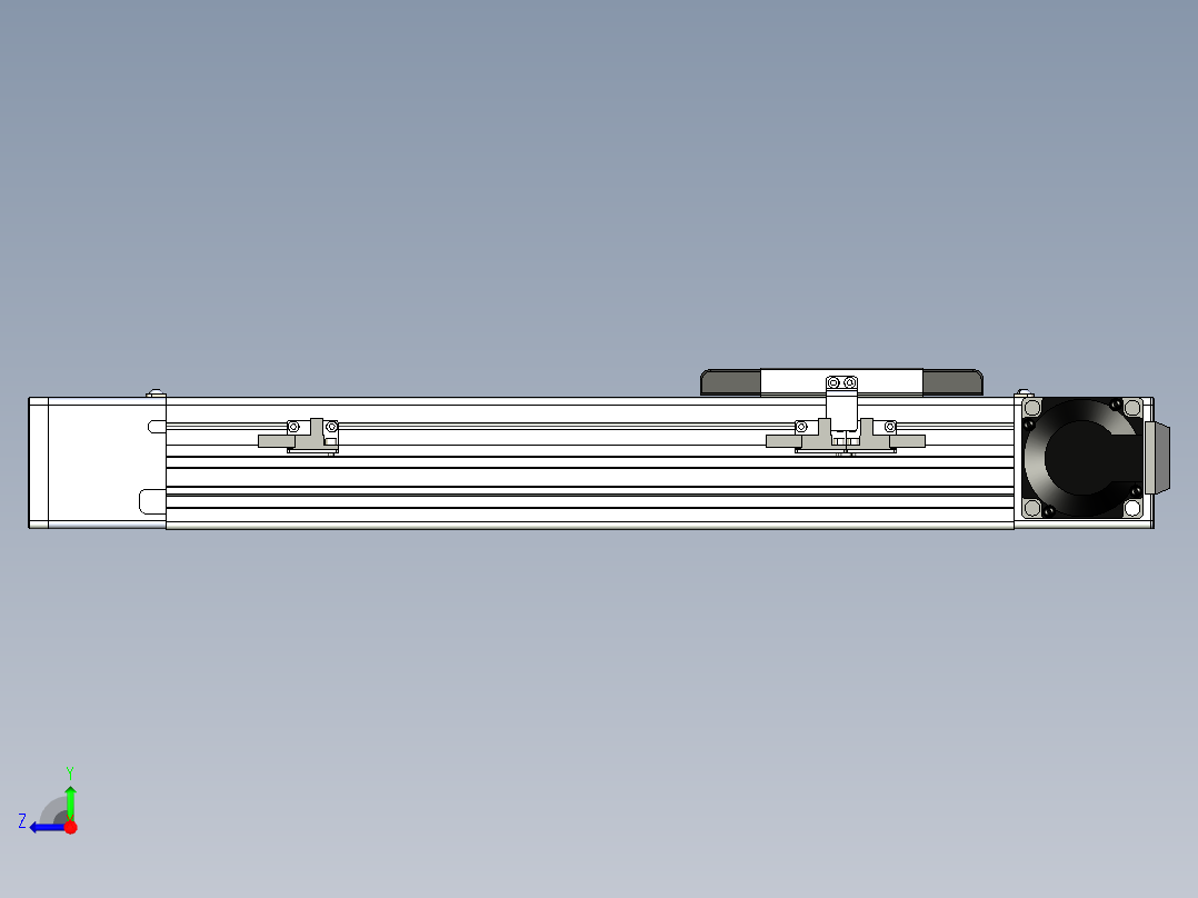 同步带滑台-欧规BC6-L120-S250-R-P40-D3右视图