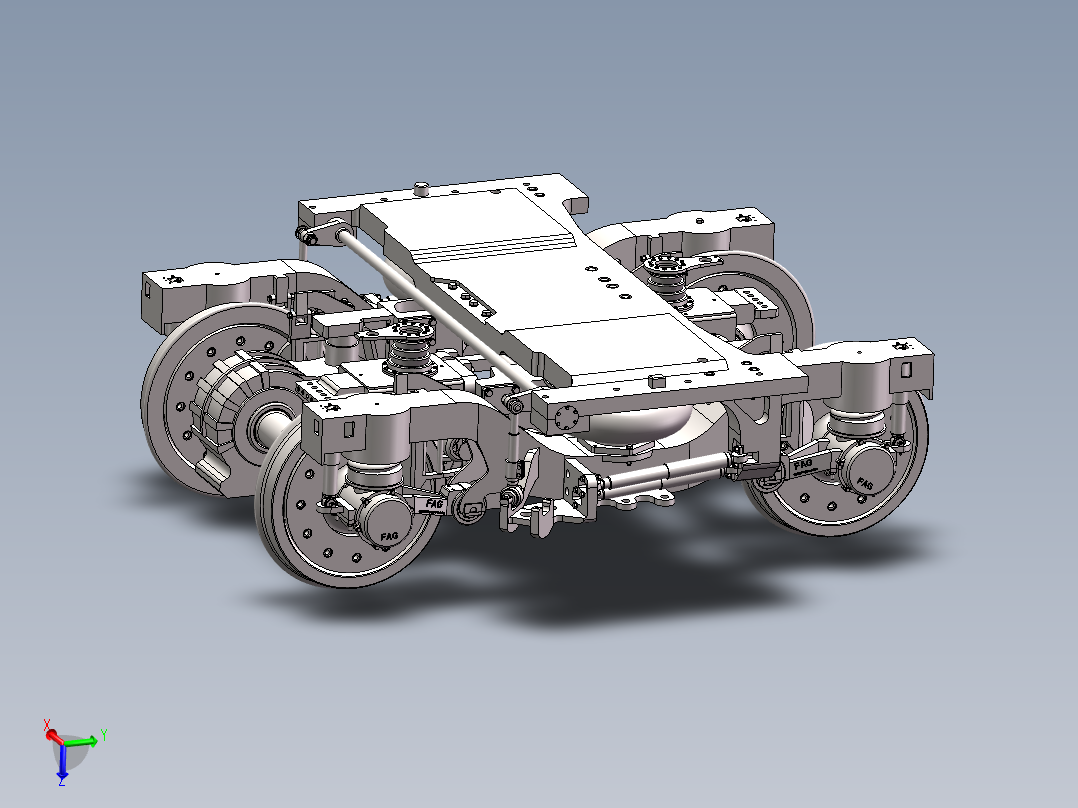 crh380动力转向架装配