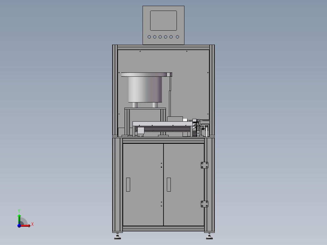 橡胶圈自装－上料前视图