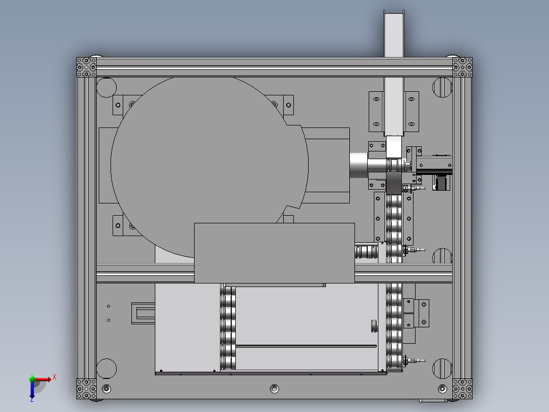 橡胶圈自装－上料俯视图