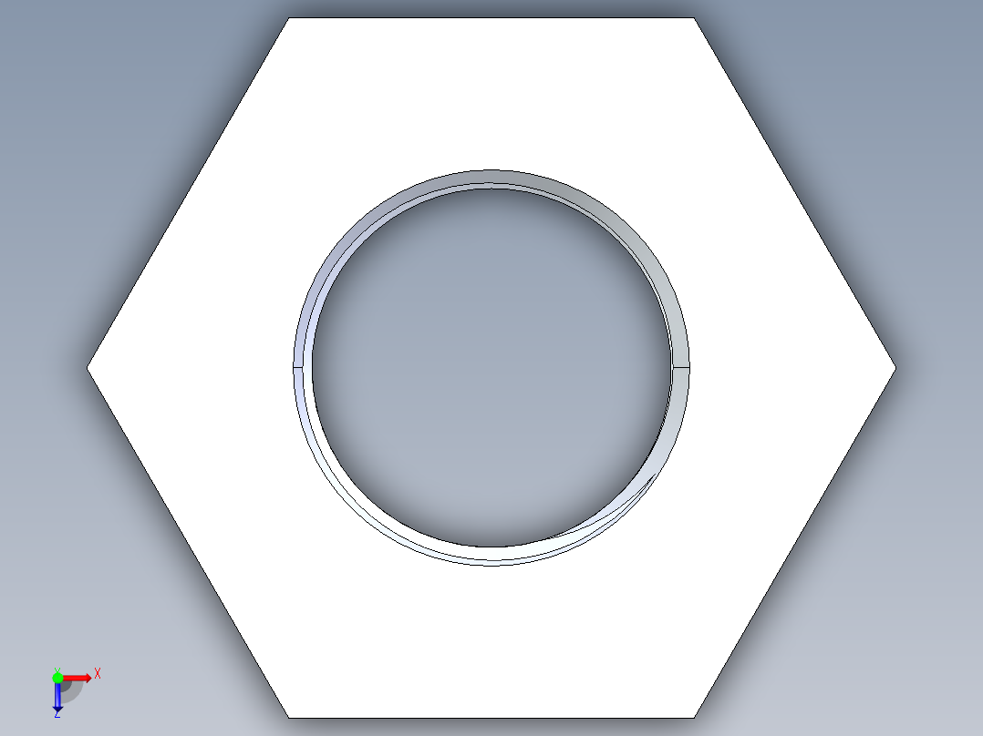 聚氯乙烯配件17-Sch80_ReducerBushing_FPTxSPIG_838-167_1.25in x 0.75in俯视图