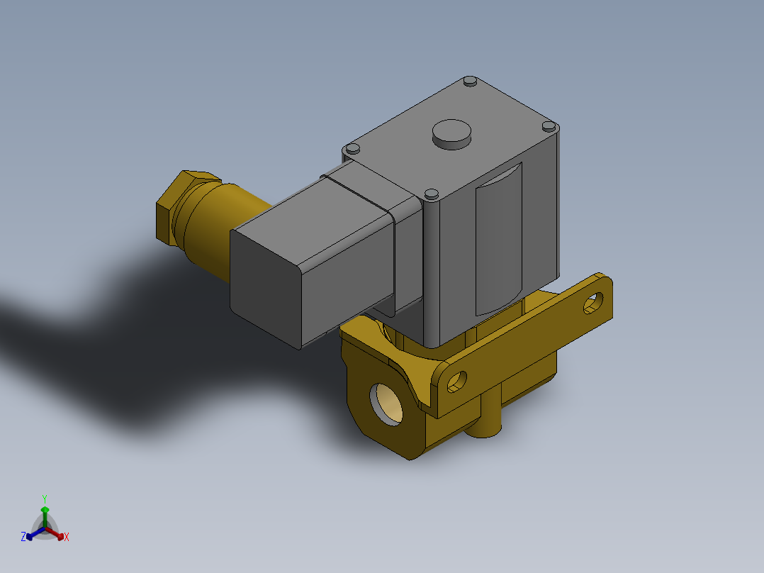 SW电磁阀===317328==5正等轴测图