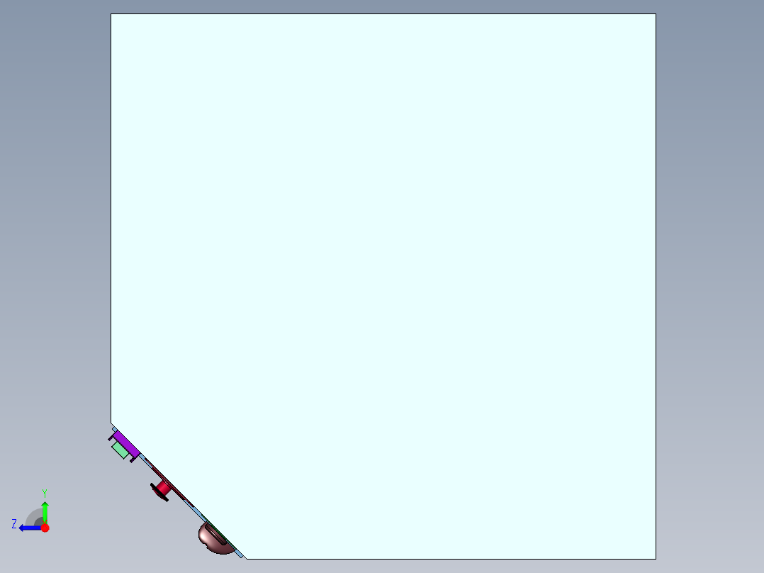 发电机性能参数检测台右视图