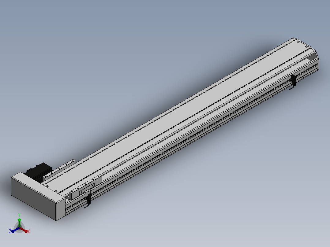 精密模组MY140-T10-950L-BR-P40B-C4-C正等轴测图