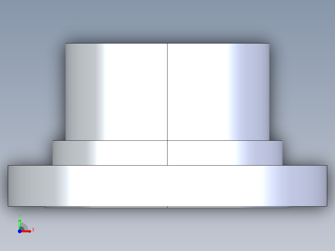 聚氯乙烯配件28-Sch80_Flange Vanstone_SPIG_856-080_8in前视图