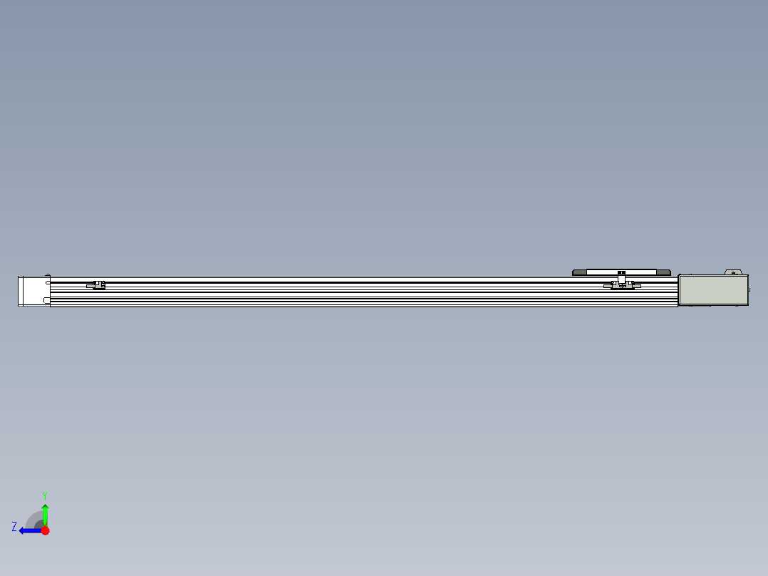 同步带滑台-欧规BC6H-L60-S1100-R-ZP40-D3右视图