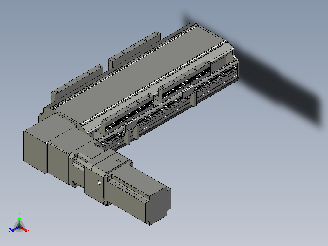 直线模组LHB17-L40-S150-L(B)设计图纸