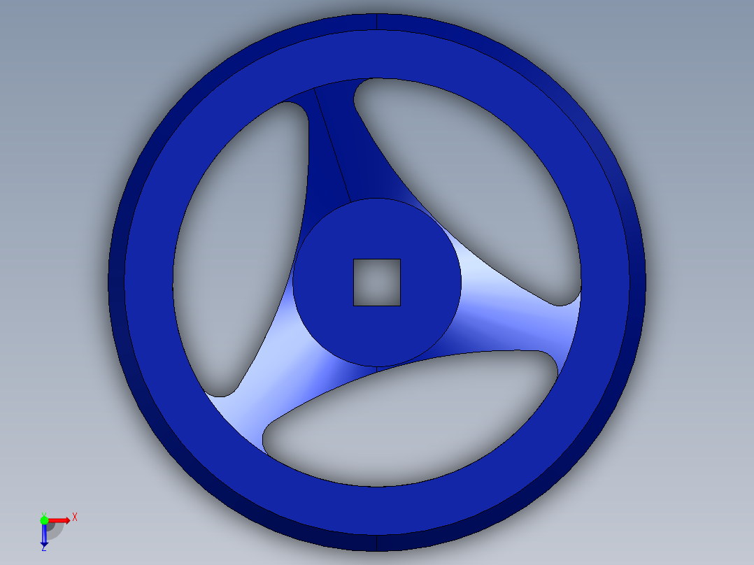 阀门模型Handwheel__ZN3038_dia125_B_11俯视图