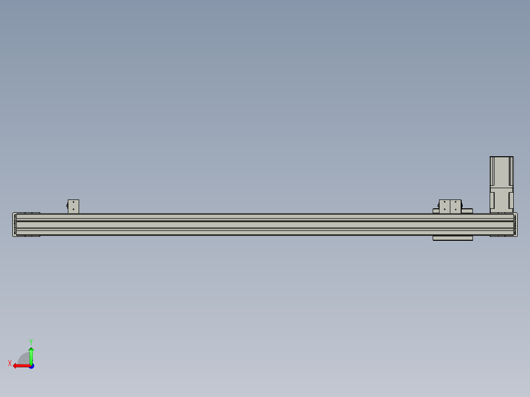 威洛博LB.GB同步带传动--欧规系列EBF5-L11-S950-BR-P20-C4后视图
