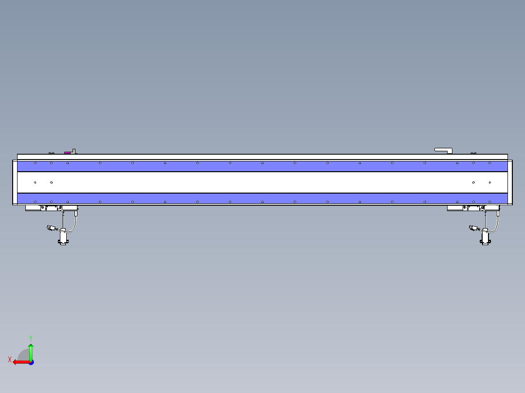 威洛博VL系列直线电机模组-2VL14S2-S1100后视图