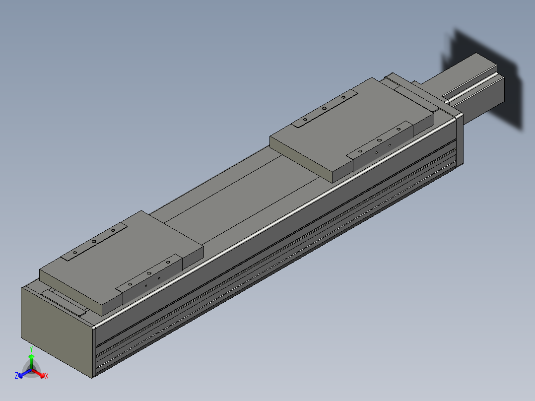 直线模组WG-LHC12-S350-M设计图纸