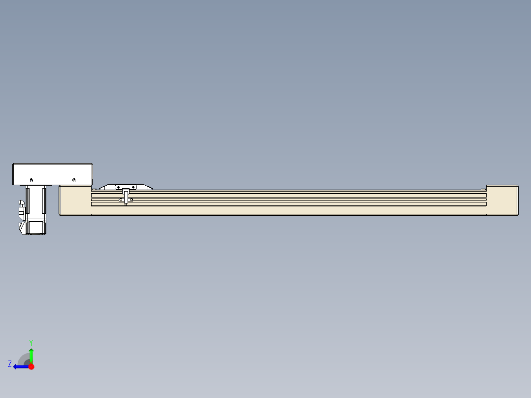 同步带全封闭直线模组TPA-HCB-65S-90-L600-M-Y-P10-N3右视图