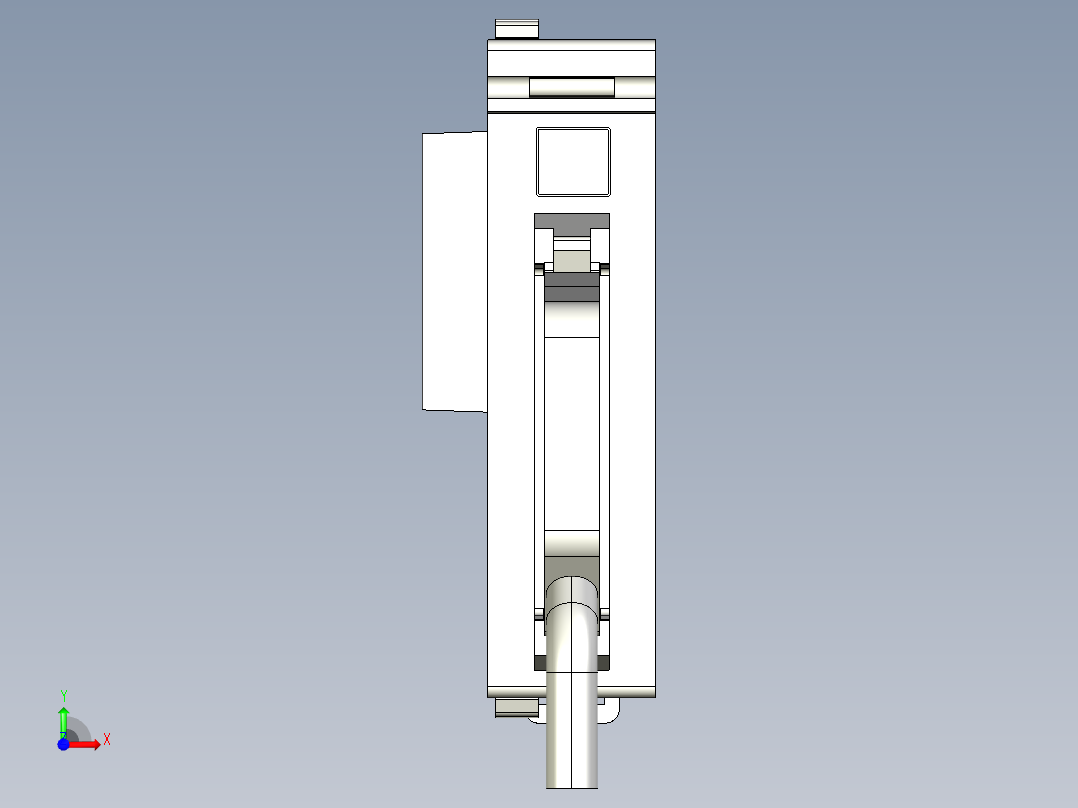 基恩士KV-C32_kc图纸模型前视图