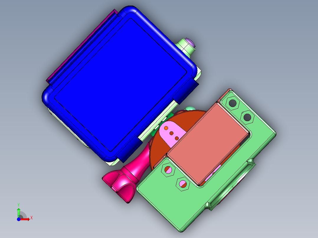 直播防水骑行运动相机前视图