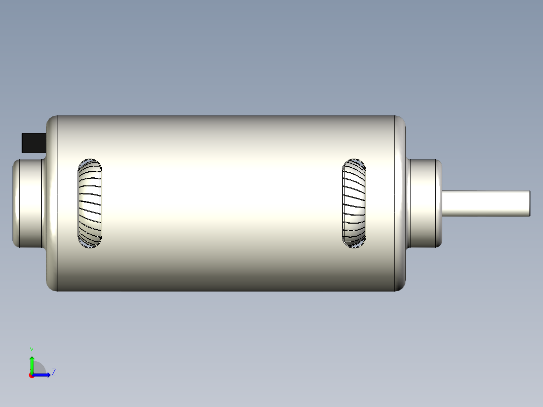 电动马达4＂x2＂左视图