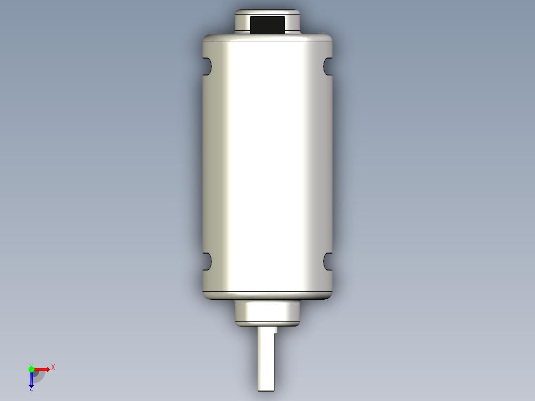 电动马达4＂x2＂俯视图