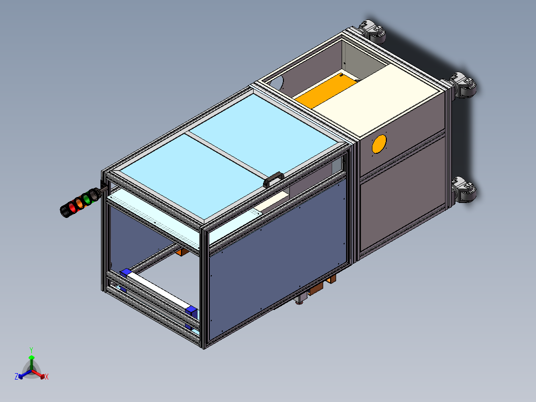 压装衬套压装机（sw20可编辑+工程图）正等轴测图