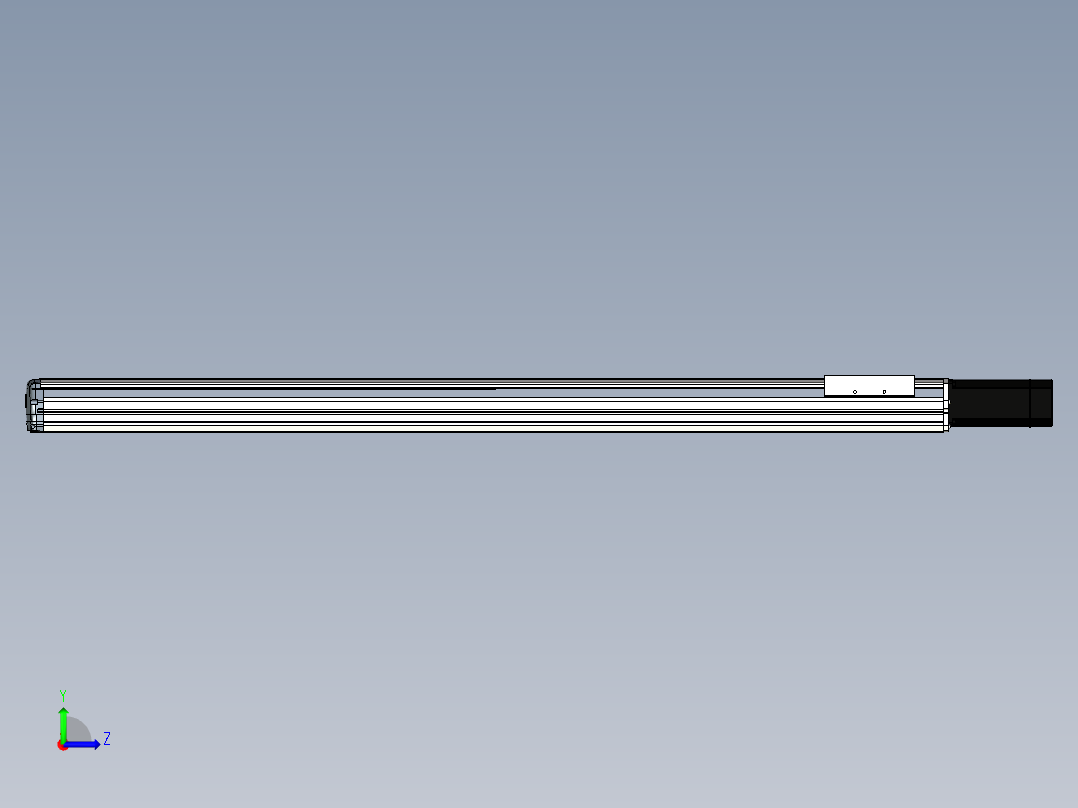 Toyo东佑达直线模组-ETH17-1300-BC-M75B左视图