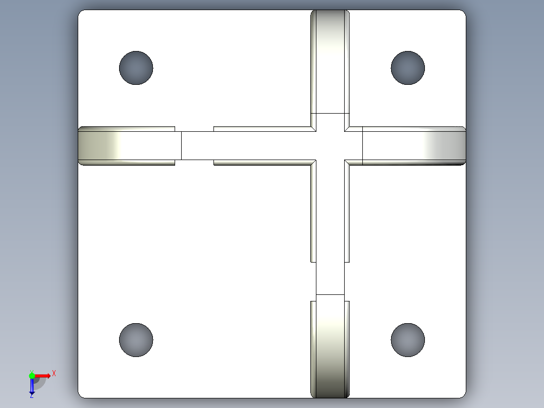 型材-KJN 150X150 BASE PLATE 3842524469俯视图