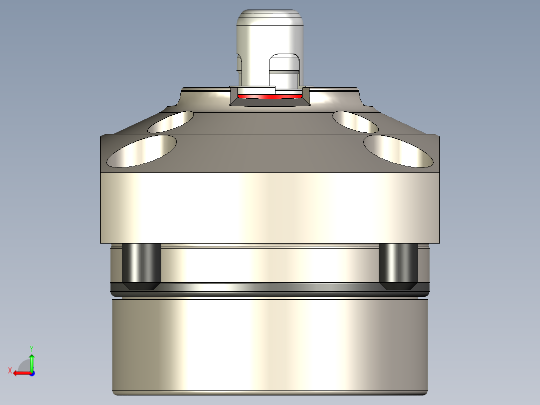 KOSMEKSFA2000-M2A-090多系列多零件图纸模型多系列多零件图纸模型后视图
