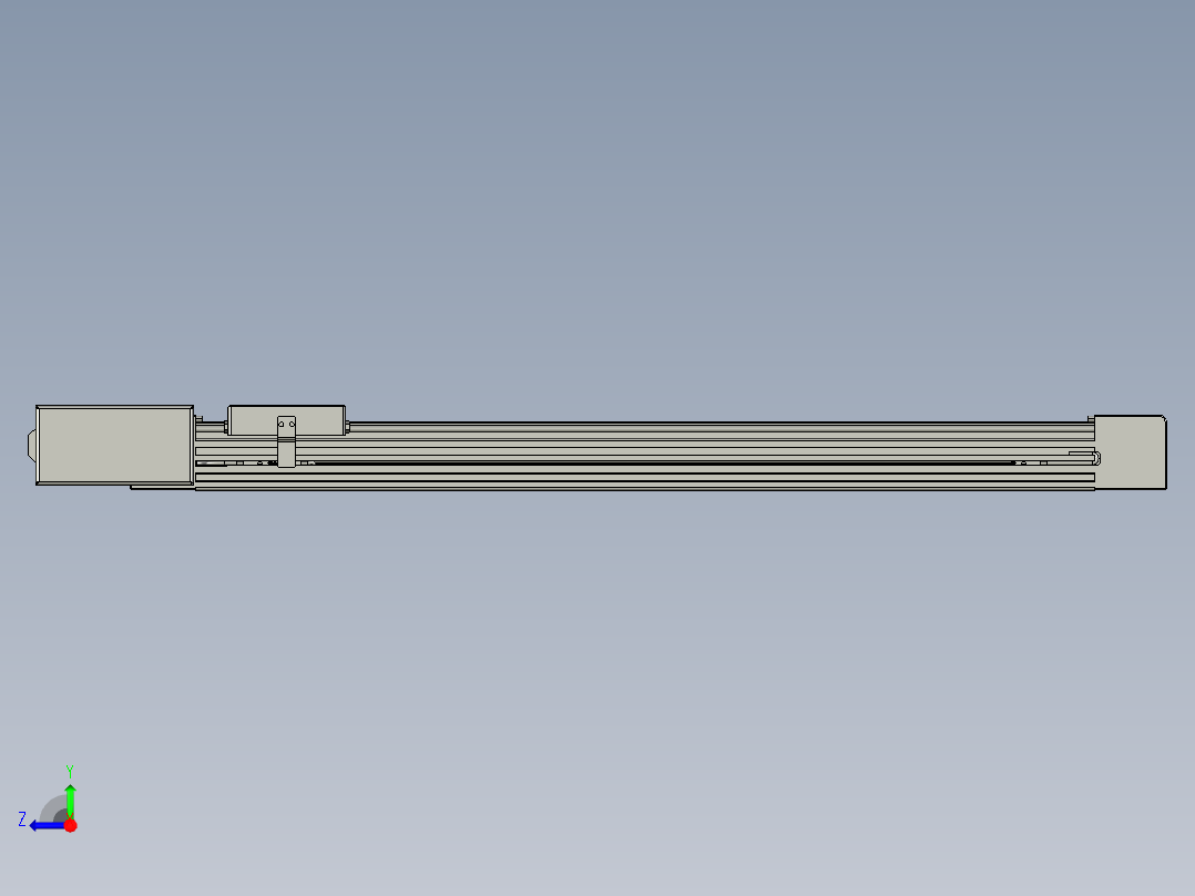 威洛博直线电机模组EB4-L40-S550-BL-57-MS3右视图