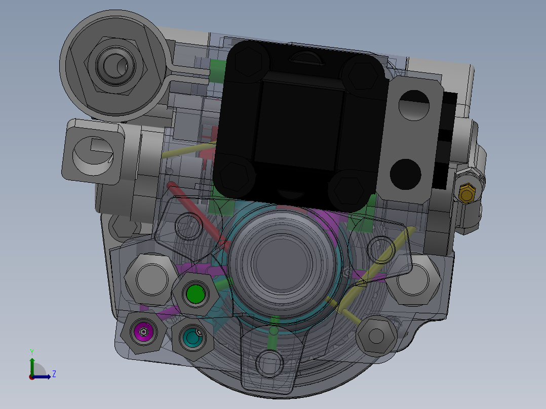 阿特拉斯1638凿岩机模型673496左视图