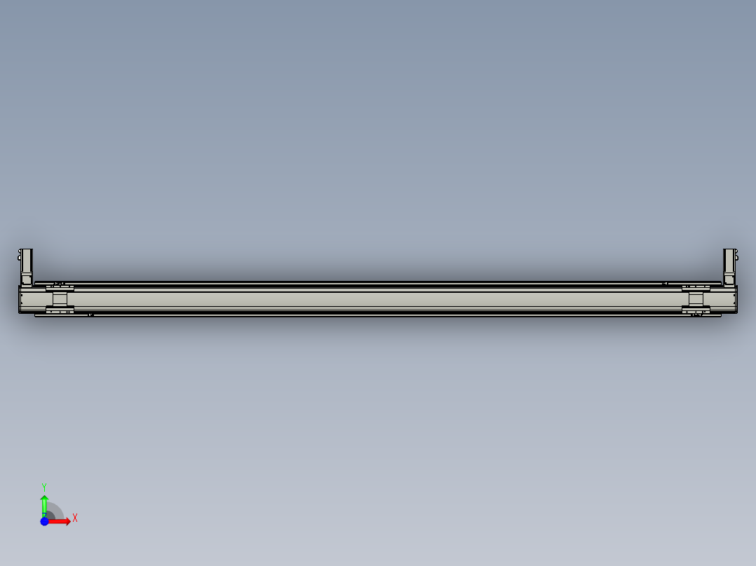 威洛博双电机滑台-VBF14S2-L100-S3000-BLR-P40-C6前视图