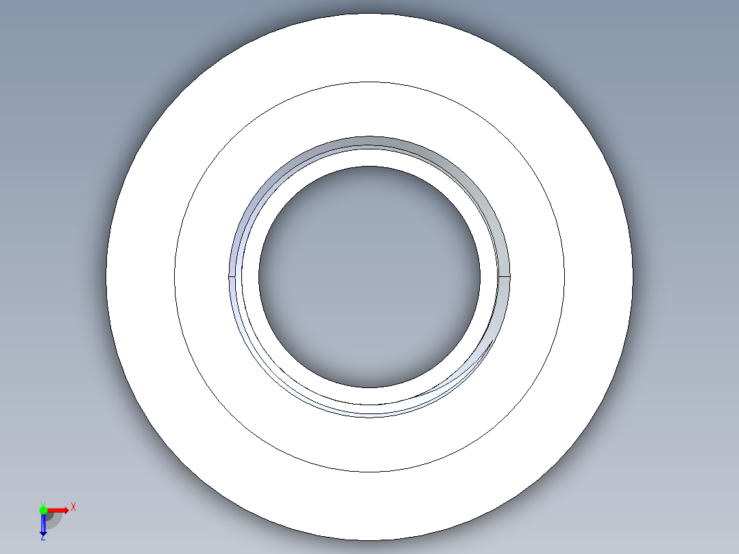 CPVC管件13-Sch80_ReducerCoupling_FPTxFPT_9830-211_1.5in x 1in俯视图