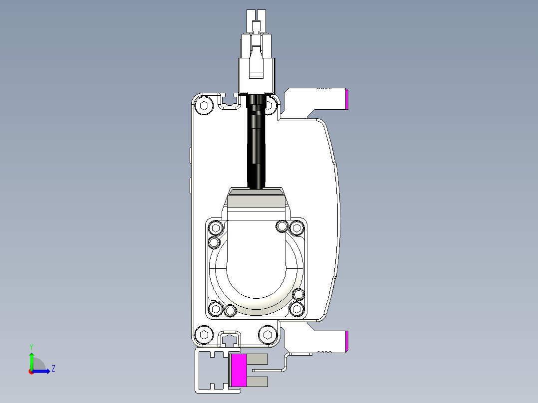 威洛博QF系列模组QF10-Lxx-C-S300-BC-ZP10-C3左视图