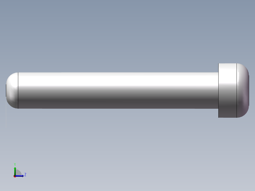 HHL011-1海坦威图铰链 轴销左视图