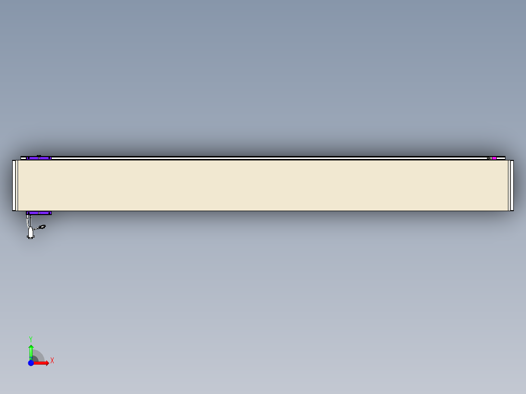 威洛博VL系列3d模型模组VL22H1Y-S1950前视图